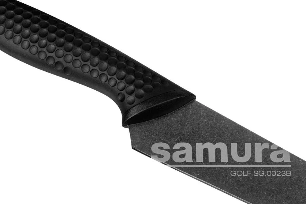 Samura GOLF Stonewash universalus virtuvinis peilis 150 mm – universalus šefo peilis iš AUS-8, ergonomiška rankena