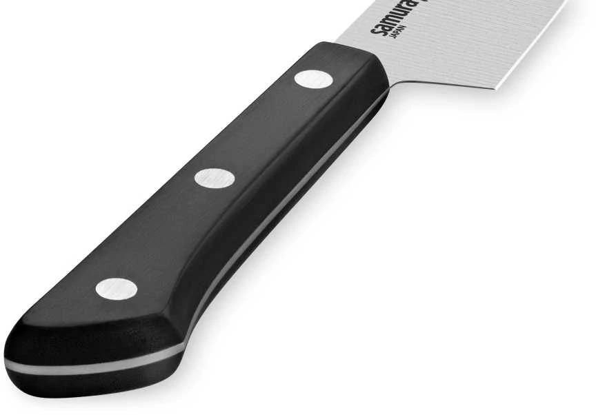 Samura HARAKIRI universalus virtuvinis peilis 6,0"/150mm 59 HRC su juoda rankena