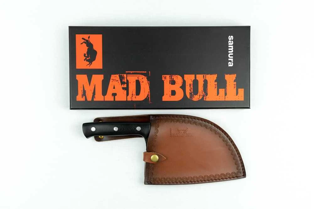 Samura Samura serbų virtuvės peilis Mad Bull 180mm juoda rankena