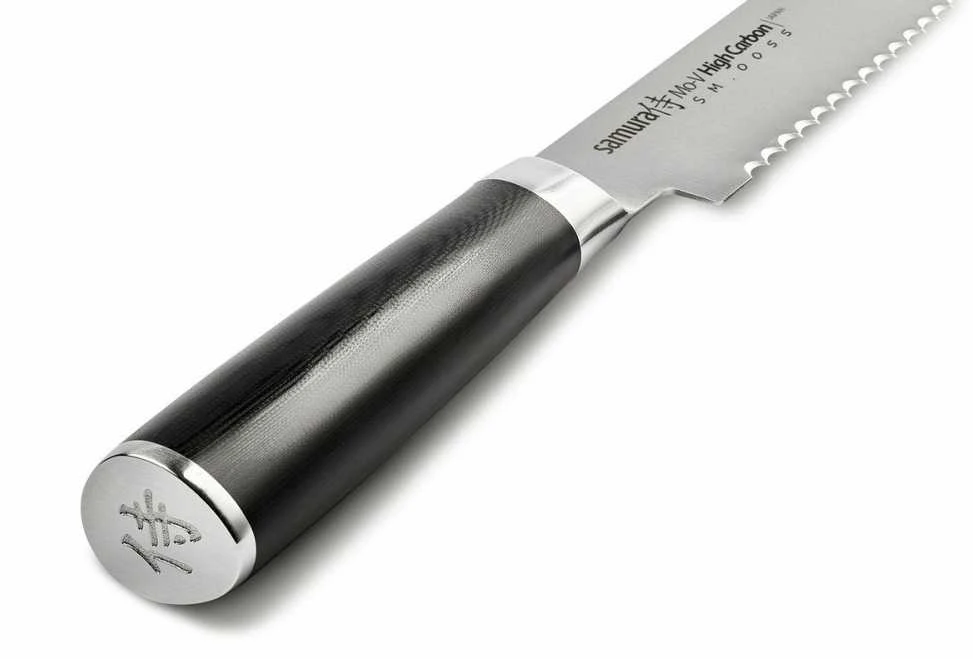 Samura MO-V universalus duonos peilis 9"/230 mm iš AUS 8 japoniško plieno 59 HRC