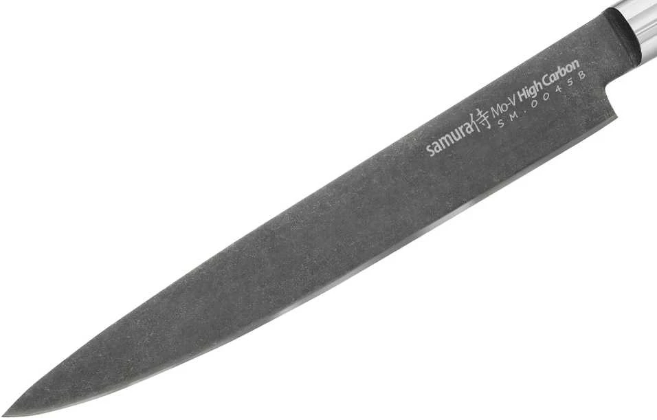 Samura MO-V Stonewash pjaustymo peilis 9,0''/230 mm iš AUS 8 japoniško plieno 59 HRC