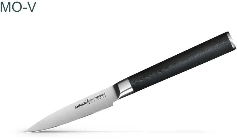 Samura MO-V rinkinys 3vnt. peiliai Pjovimas 90mm / Naudingumas 125mm / Virėjos 200mm iš AUS 8 Japoniškas plienas 59 HRC