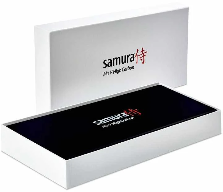 Samura MO-V Stonewash Set 3x universalūs peiliai (Chefs, Univesal, Paring) iš AUS 8 japoniško plieno 59 HRC