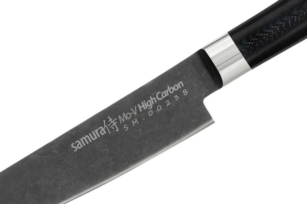 Samura MO-V Stonewash Univesal veidrodis 150 mm iš AUS 8 japoniško plieno 59 HRC