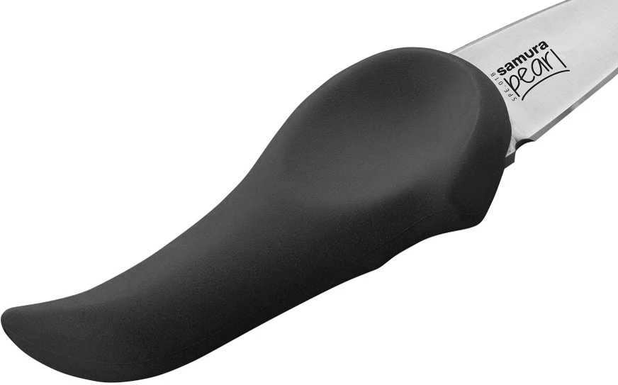Samura Pearl Perfect Opening Oyster peilis 73mm blade from Japan steel 59 HRC Juodas