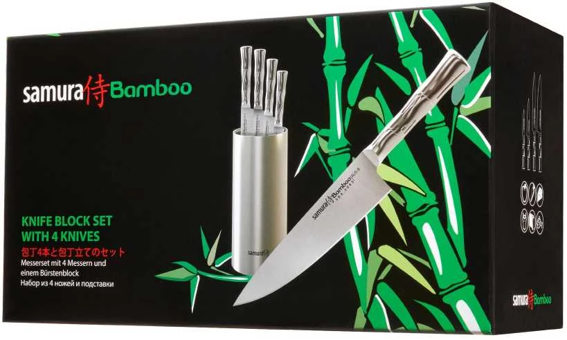 Sia Samura Latvija Peilių rinkinys "Samura BAMBOO", 5d.