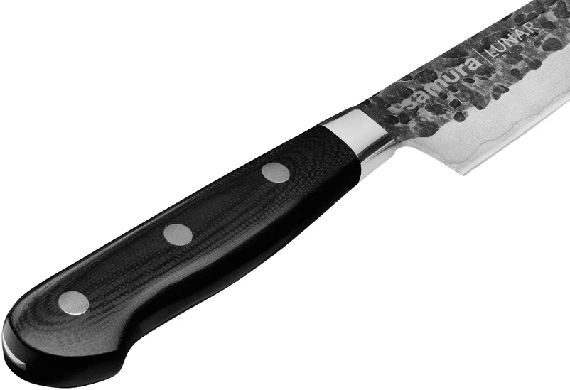 Samura PRO-S LUNAR 6'' (15,2 cm) universalus peilis – plaktas Damasko plienas, G10 rankena, profesionalus pjovimas