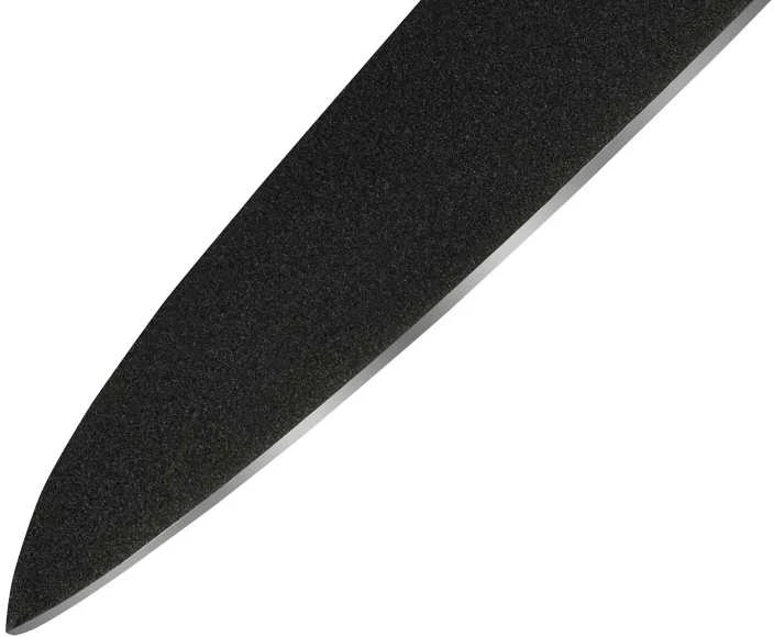 Samura SHADOW universalus virtuvės pjaustymo peilis su juoda nepridegančia danga 7,7"/196 mm iš AUS 8 japoniško plieno 59 HRC