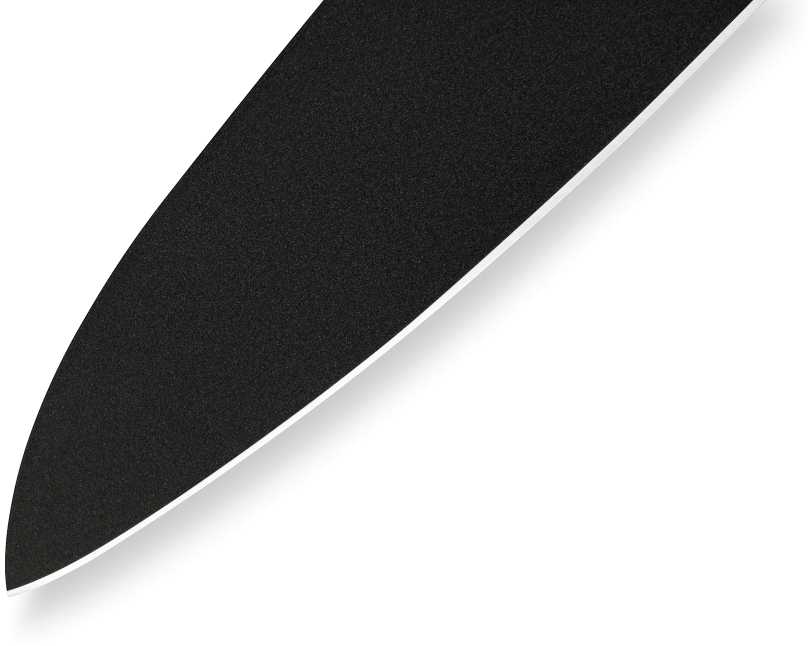 Samura SHADOW Universalus šefo peilis su juoda nepridegančia danga 8,2"/208mm iš AUS 8 japoniško plieno 59 HRC