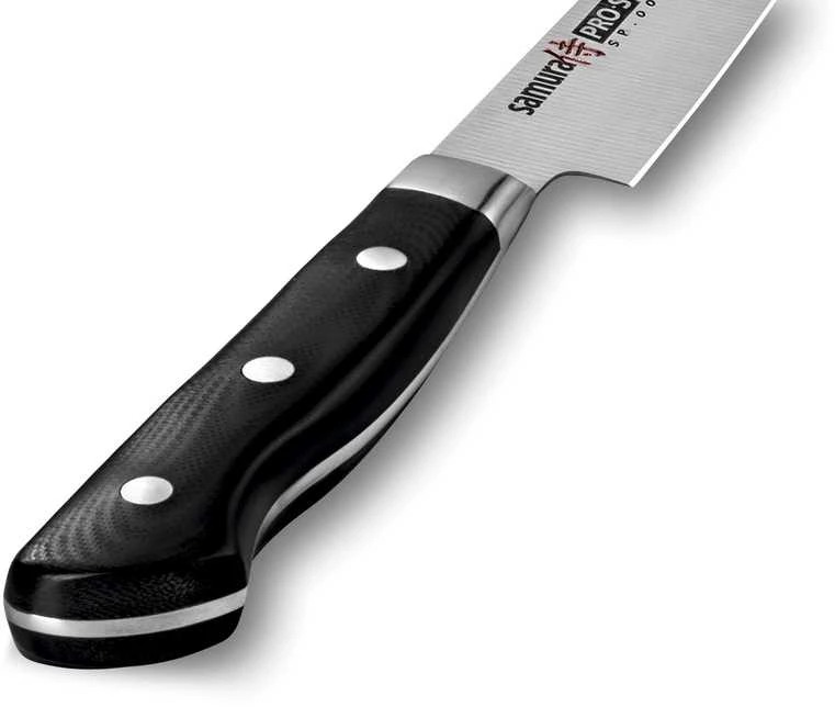 Samura SHADOW Universalus peilis su juoda nepridegančia danga 6,0"/150mm iš AUS 8 Japoniško plieno 59 HRC
