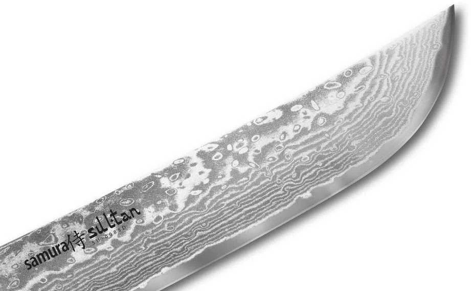 Samura SULTAN virtuvinis šefas peilis 164 mm (7") — profesionalus, ilgaamžis, juodas, ergonomiškas pjovimas