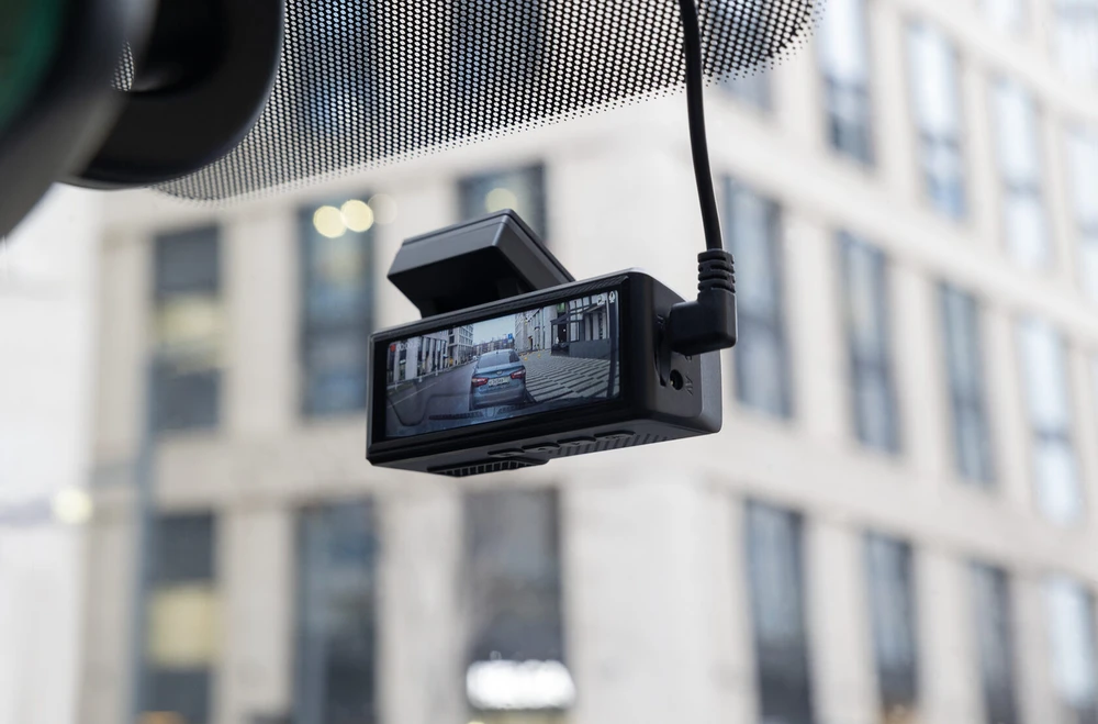 Neoline Flash 2K Dual 1440p+1080p, Wi-Fi - dviejų kamerų vaizdo registratorius, juodas