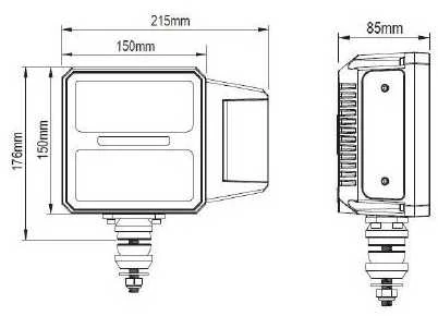 Darbinis Žibintas SKYLED VELA, FULL LED, 9–36V