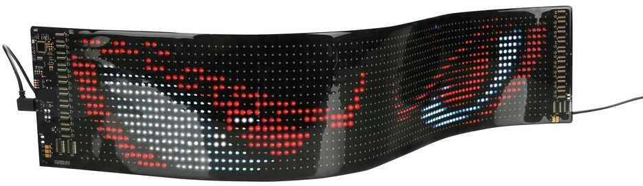 LED švieslentė "velnio akys" 70x173 mm., USB jungtis