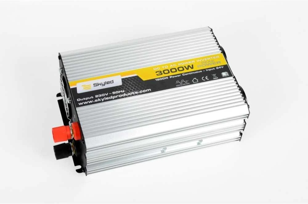 SKYLED Maitinimo Inverteris 1500W/3000W - Profesionalus Modifikuotos Sinusoidės Keitiklis