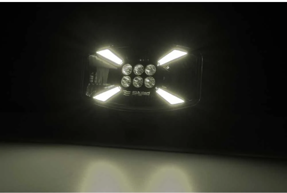 SKYLED JUMBO STELLA FLASH FULL LED tolimų šviesų LED su dangteliu