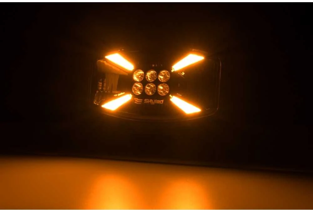 SKYLED JUMBO STELLA FLASH FULL LED tolimų šviesų LED su dangteliu