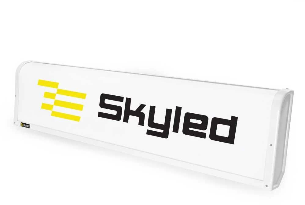 SKYLED reklaminio skydelio rėmo/vamzdžių montavimo sistema