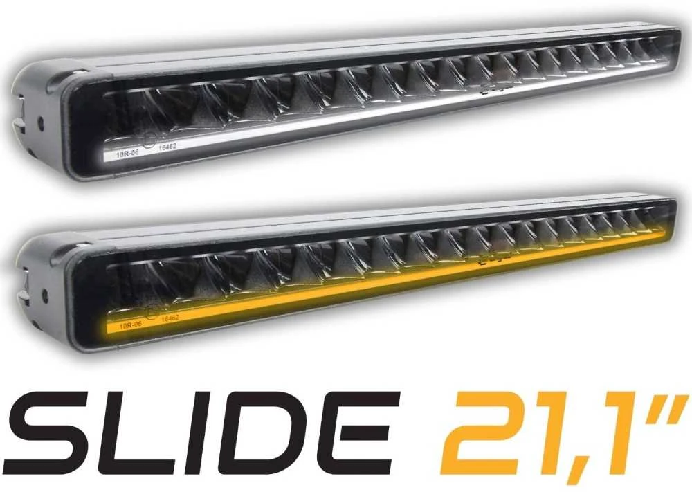 SKYLED SLIDE 21,1" LED juosta (534 mm) su dinaminiu padėties apšvietimu (balta/oranžinė), kat. nr. 130.211LBD