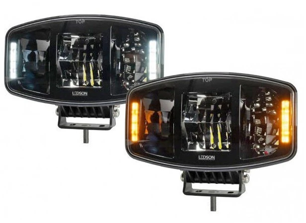 Tolimojo apšvietimo žibintas SKYLED Moai 7X Juodas FI171 (136W, balta ir oranžinė pozicija) R149/R148/R10 - juodas korpusas