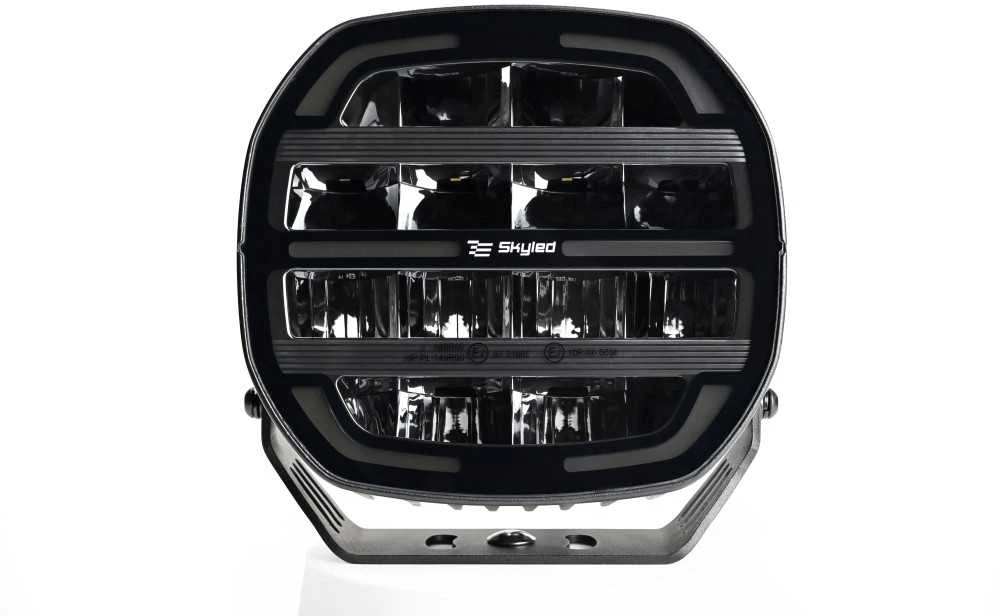 Tolimojo apšvietimo žibintas SKYLED Moai 7X Juodas FI171 (136W, balta ir oranžinė pozicija) R149/R148/R10 - juodas korpusas