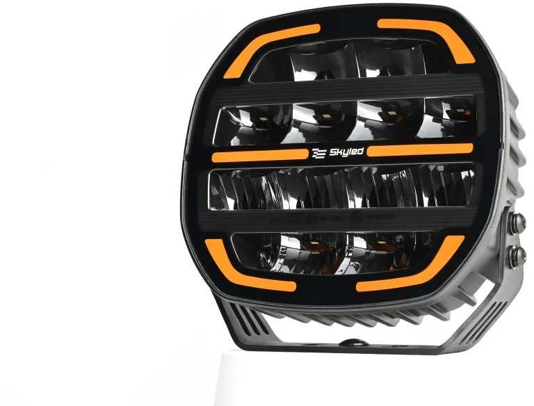 Tolimojo apšvietimo žibintas SKYLED Moai 7X Juodas FI171 (136W, balta ir oranžinė pozicija) R149/R148/R10 - juodas korpusas
