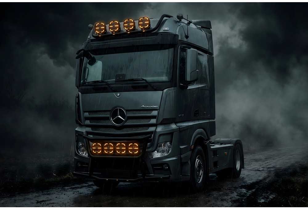 Tolimos šviesos žibintas SKYLED Moai 9X Juodas FI220 (162W balta ir oranžinė pozicija) R149/R148/R10 - juodas korpusas