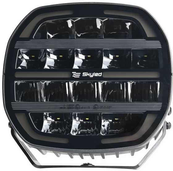 Tolimos šviesos žibintas SKYLED Moai 9X Juodas FI220 (162W balta ir oranžinė pozicija) R149/R148/R10 - juodas korpusas