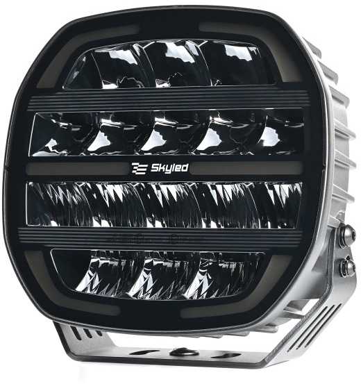 Tolimos šviesos žibintas SKYLED Moai 9X Juodas FI220 (162W balta ir oranžinė pozicija) R149/R148/R10 - juodas korpusas