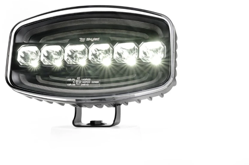 Tolimojo apšvietimo žibintas SKYLED Moai 7X Juodas FI171 (136W, balta ir oranžinė pozicija) R149/R148/R10 - juodas korpusas