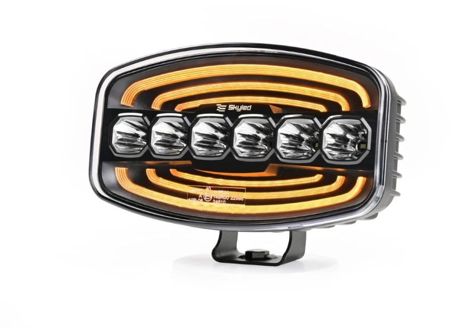 Tolimojo apšvietimo žibintas SKYLED Moai 7X Juodas FI171 (136W, balta ir oranžinė pozicija) R149/R148/R10 - juodas korpusas
