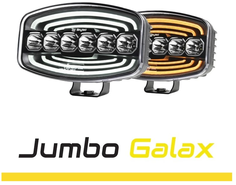 Tolimojo apšvietimo žibintas SKYLED Moai 7X Juodas FI171 (136W, balta ir oranžinė pozicija) R149/R148/R10 - juodas korpusas