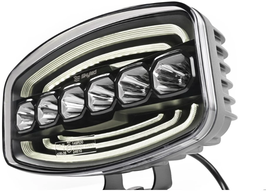 Tolimojo apšvietimo žibintas SKYLED Moai 7X Juodas FI171 (136W, balta ir oranžinė pozicija) R149/R148/R10 - juodas korpusas