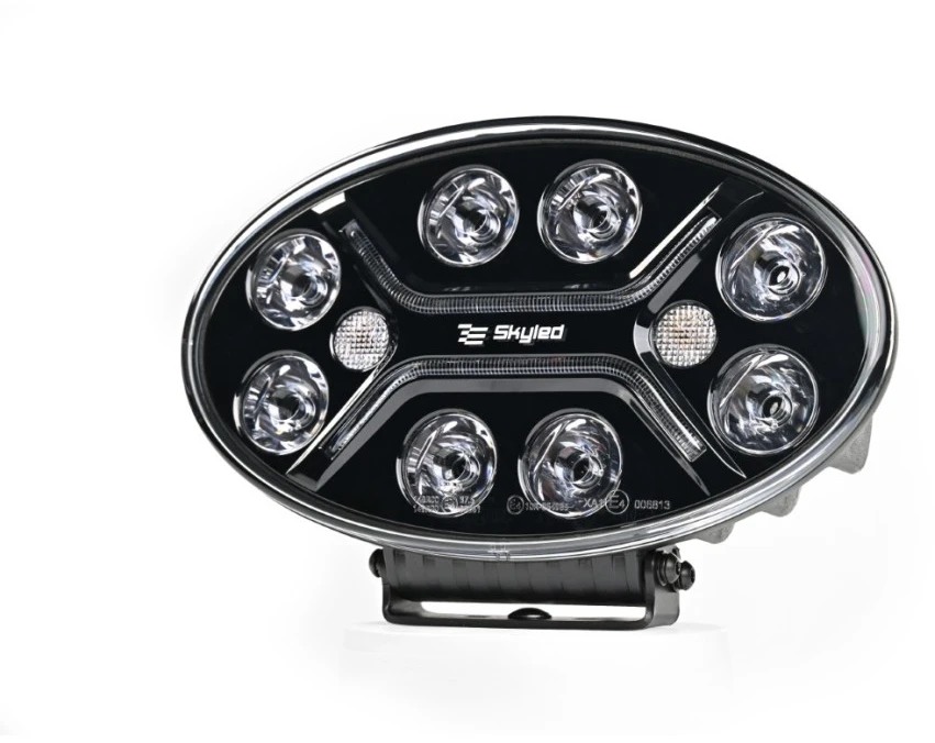 Tolimojo apšvietimo žibintas SKYLED Moai 7X Juodas FI171 (136W, balta ir oranžinė pozicija) R149/R148/R10 - juodas korpusas