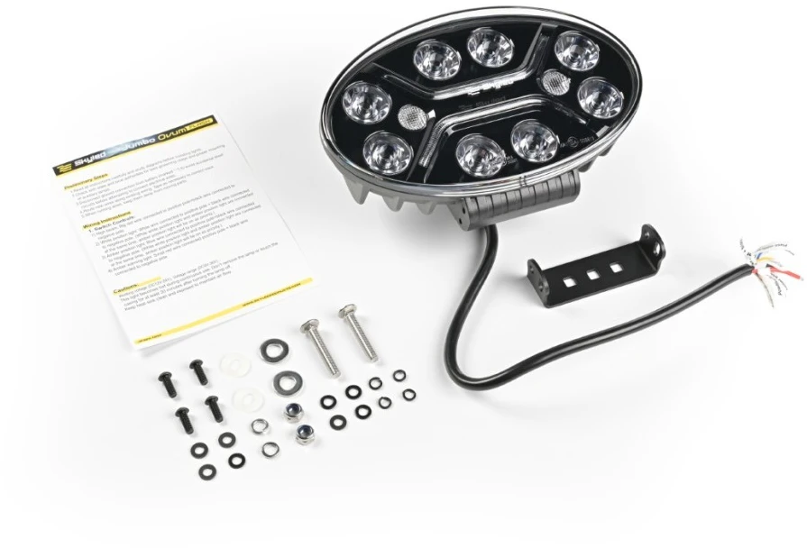 Tolimojo apšvietimo žibintas SKYLED Moai 7X Juodas FI171 (136W, balta ir oranžinė pozicija) R149/R148/R10 - juodas korpusas