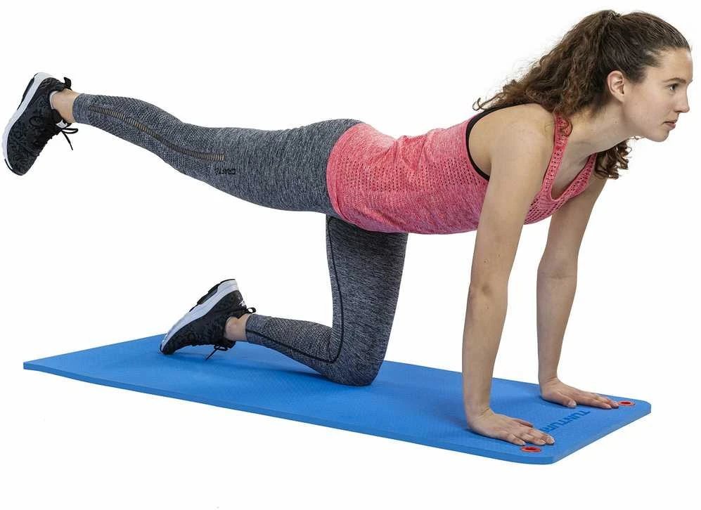 Sportinis kilimėlis TUNTURI Mat PRO Mėlyna 140-180cm (Ilgis: 140 cm)