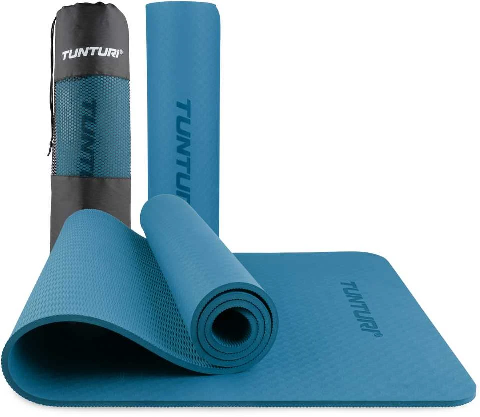 Jogos kilimėlis TUNTURI YOGA & FITNESS MAT, 8 mm, Mėlynas