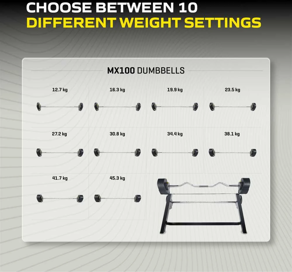 None MX Select MX100 Barbell System & Stand