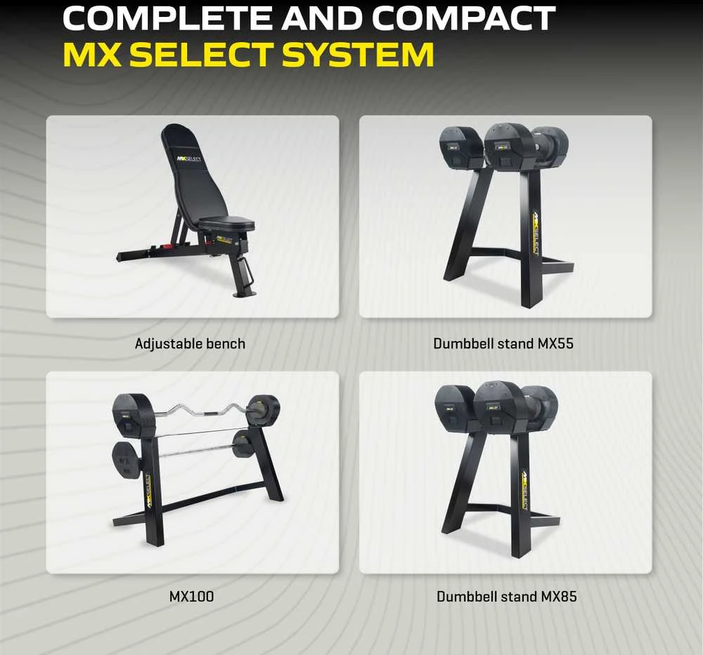 None MX Select MX100 Barbell System & Stand