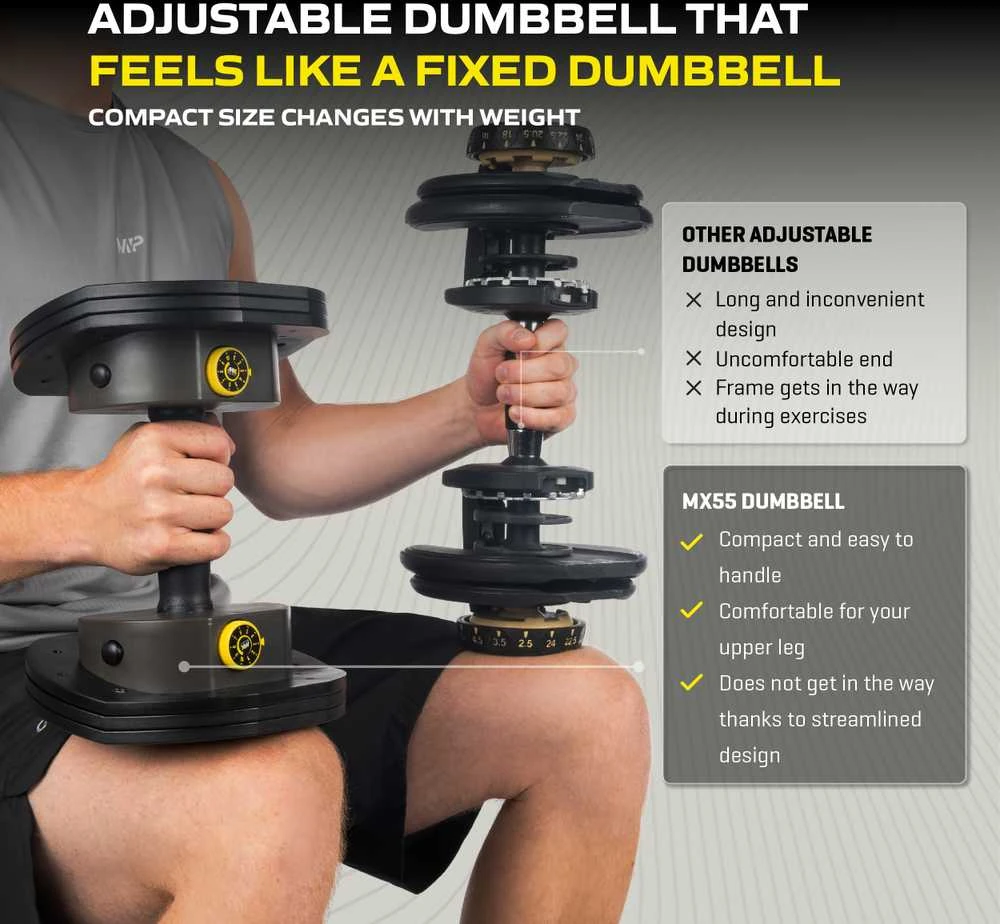 None Adjustable dumbbell TUNTURI MX55 Dumbbell 4.5-24.9kg