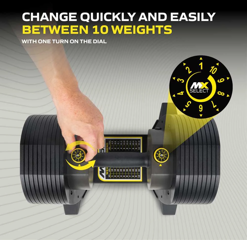 None Adjustable dumbbell TUNTURI MX55 Dumbbell 4.5-24.9kg