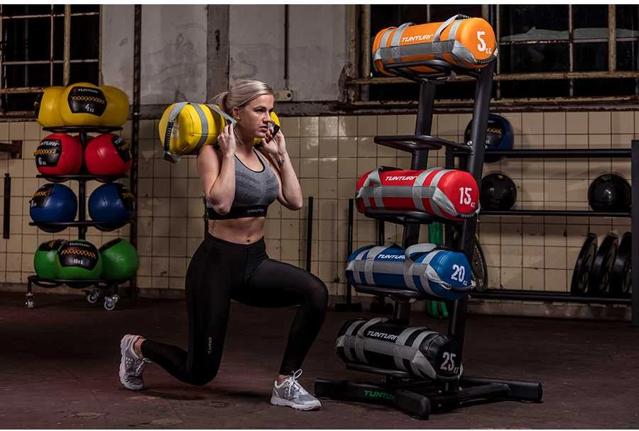 Jėgos maišas TUNTURI Strengthbag 5-25kg (Svoris: 5kg)