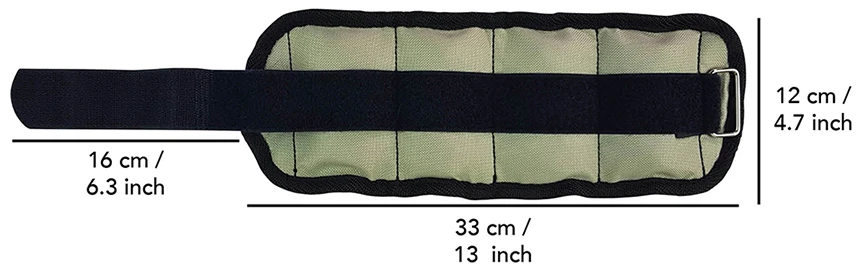 Riešo ir čiurnos svarmenys Tunturi 2x0.5kg