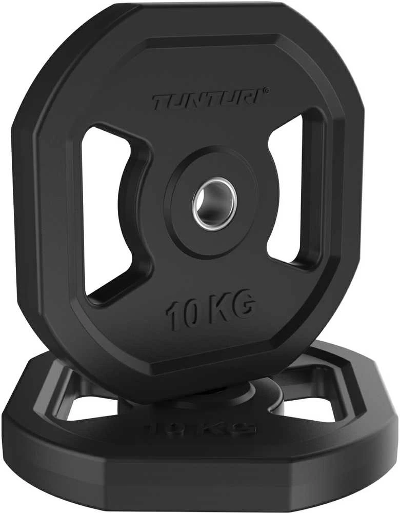 Gumuoti svarmenys Tunturi Aerobic Pump Set Plates - 2x10 kg - Rubber