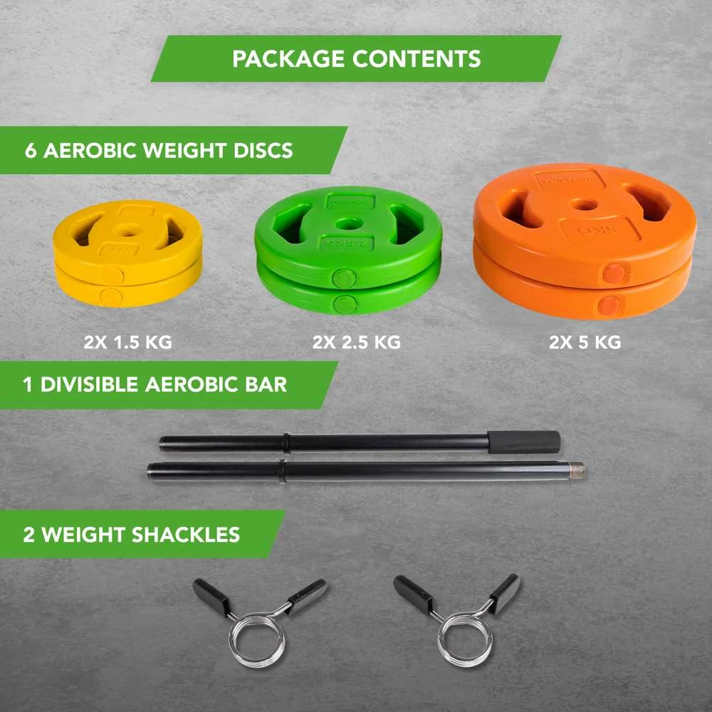 Body pump rinkinys TUNTURI 20kg
