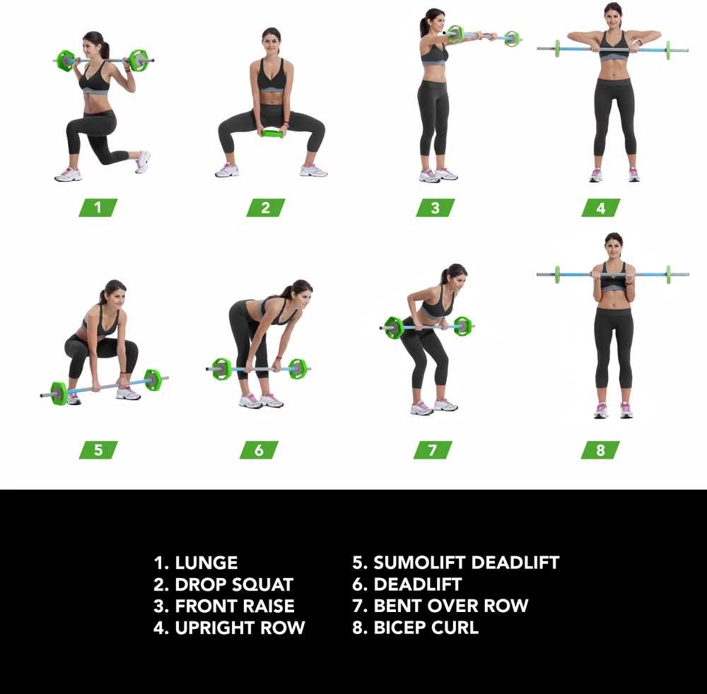 Body pump rinkinys TUNTURI 20kg