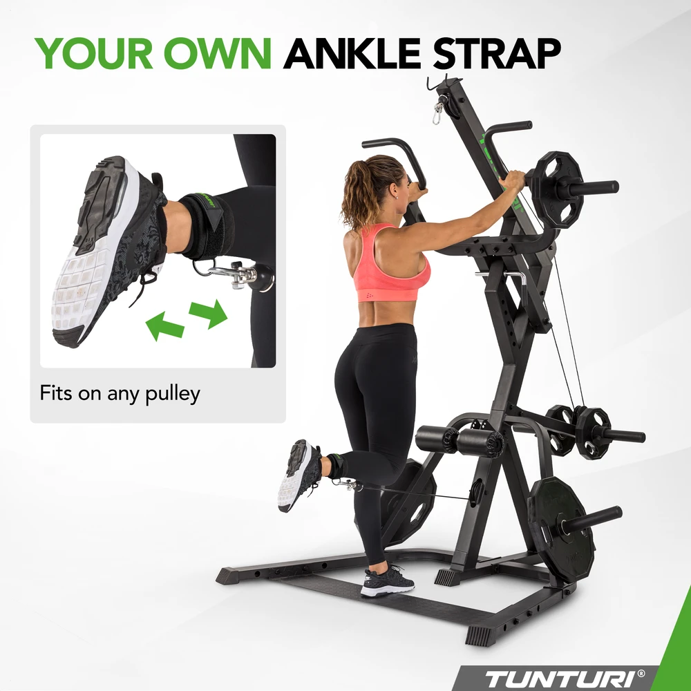 Čiurnos dirželis TUNTURI Ankle Strap Juodas