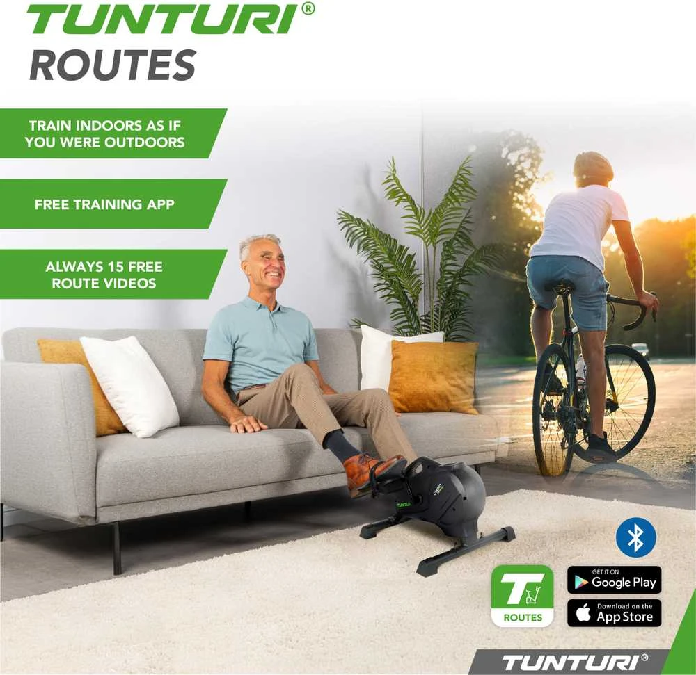Dviratis treniruoklis Tunturi Cardio Fit M40 Minibike Magnetic + App