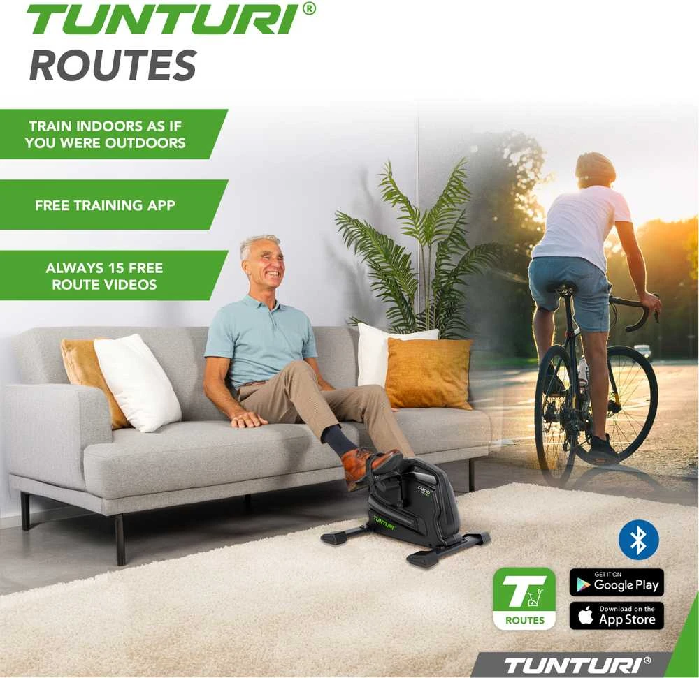 Dviratis treniruoklis Tunturi Cardio Fit M45 Minibike Magnetic + App