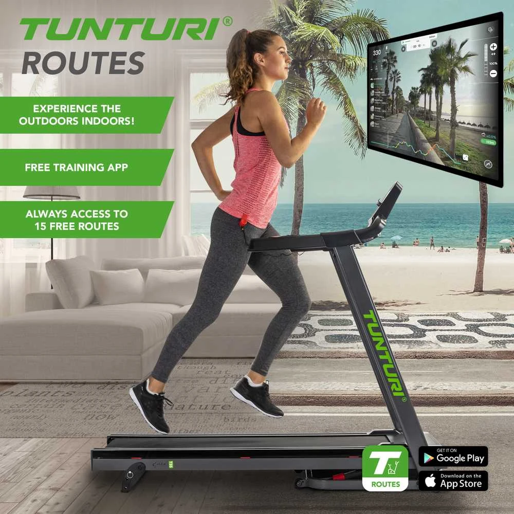 Bėgimo takelis TUNTURI Cardio Fit T35 + App